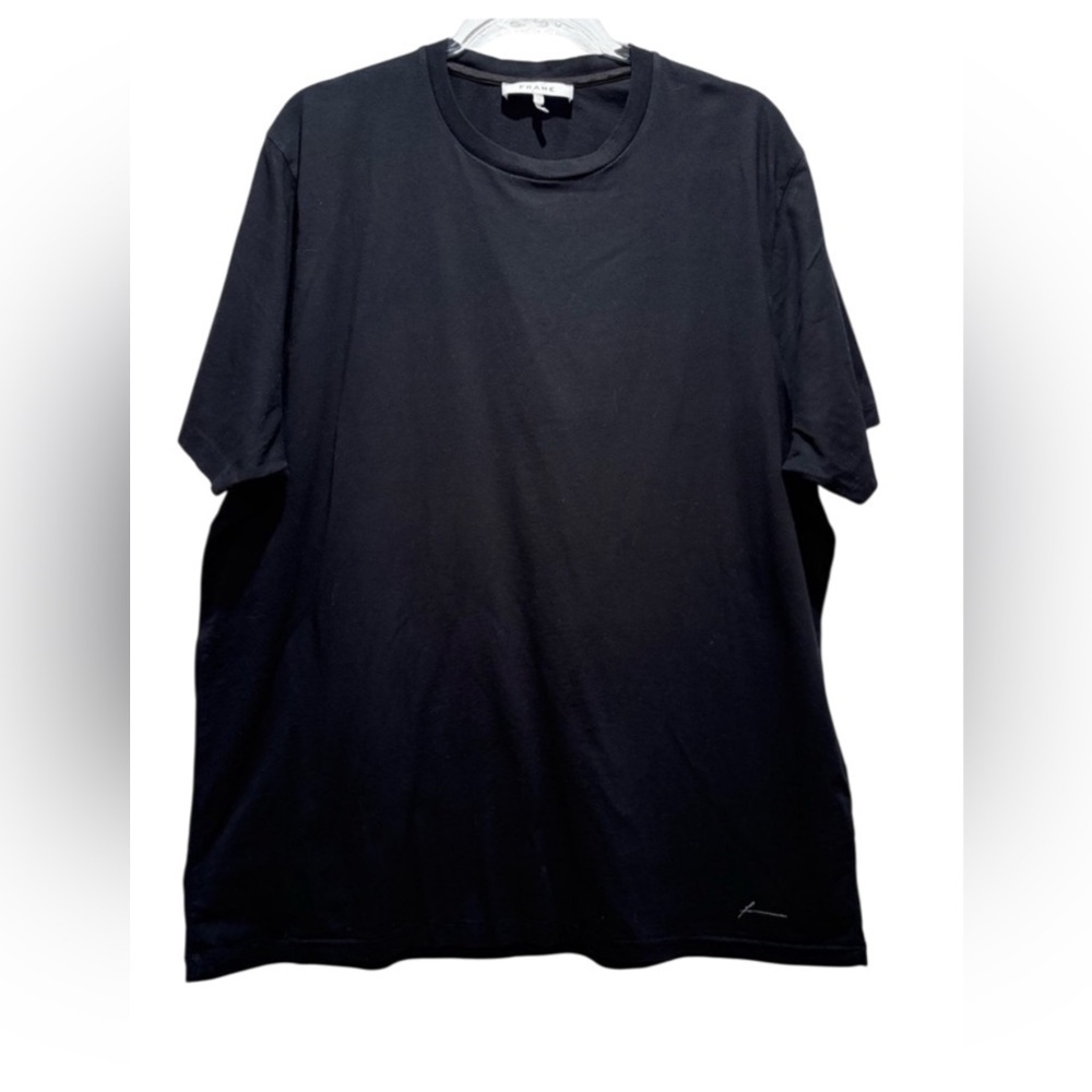 Frame Denim Black Short Sleeve Tee